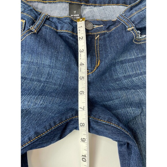 Southpole Jeans Womens Size 7 (28x29) Low Rise Y2K Jeans Studded Pockets Bootcut - Picture 11 of 15